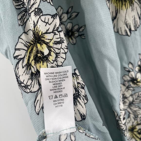 MAURICES Blouse Size 3 Plus Curvy Flora Flowy NWT Lattice Back Top Lightweight - Picture 16 of 16